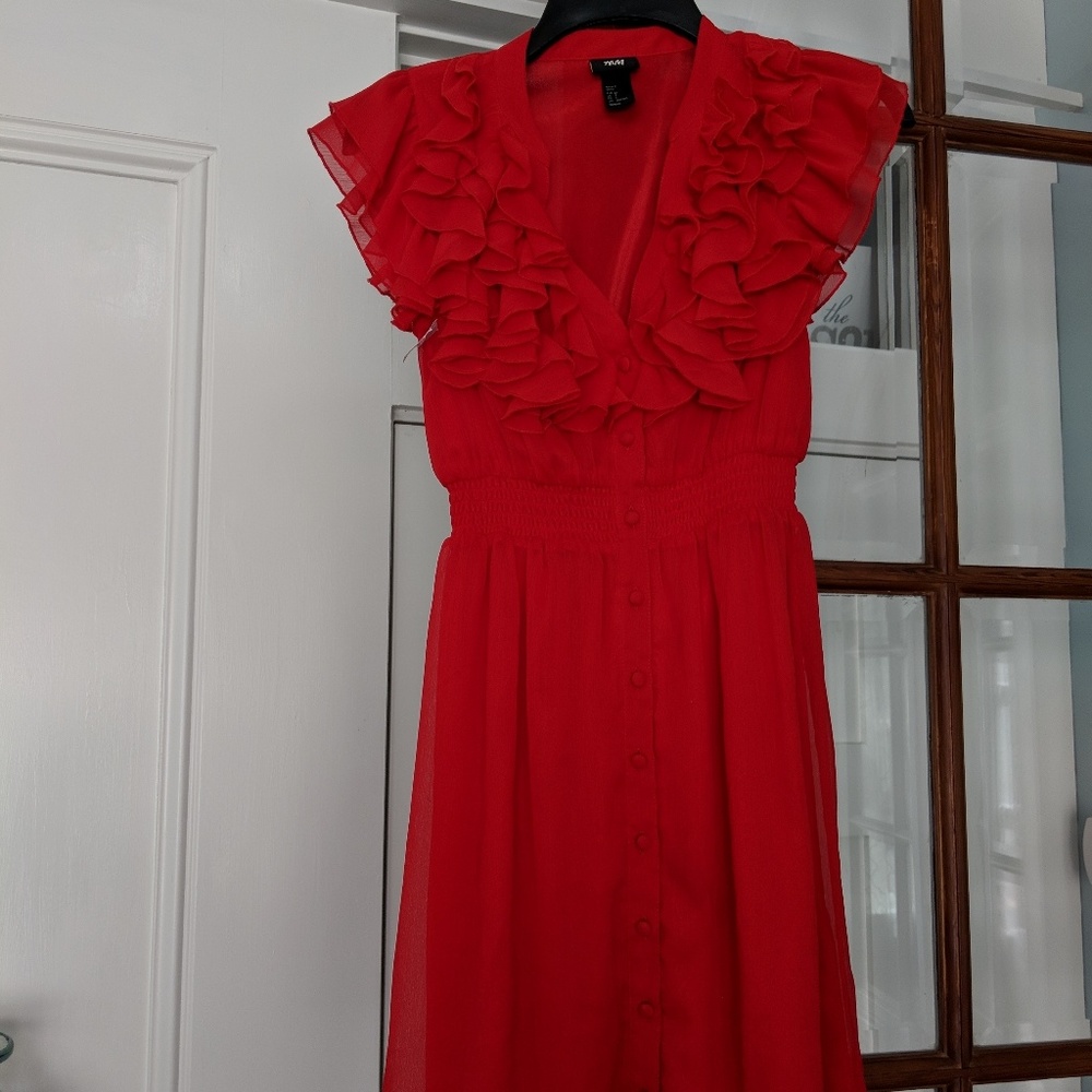 Size 2 H & M red dress